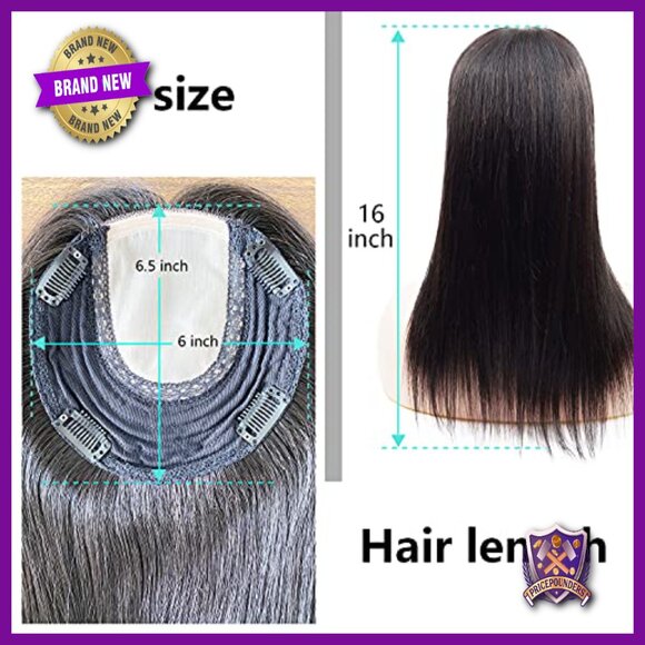Silk Top Hair Topper 6x6.5\